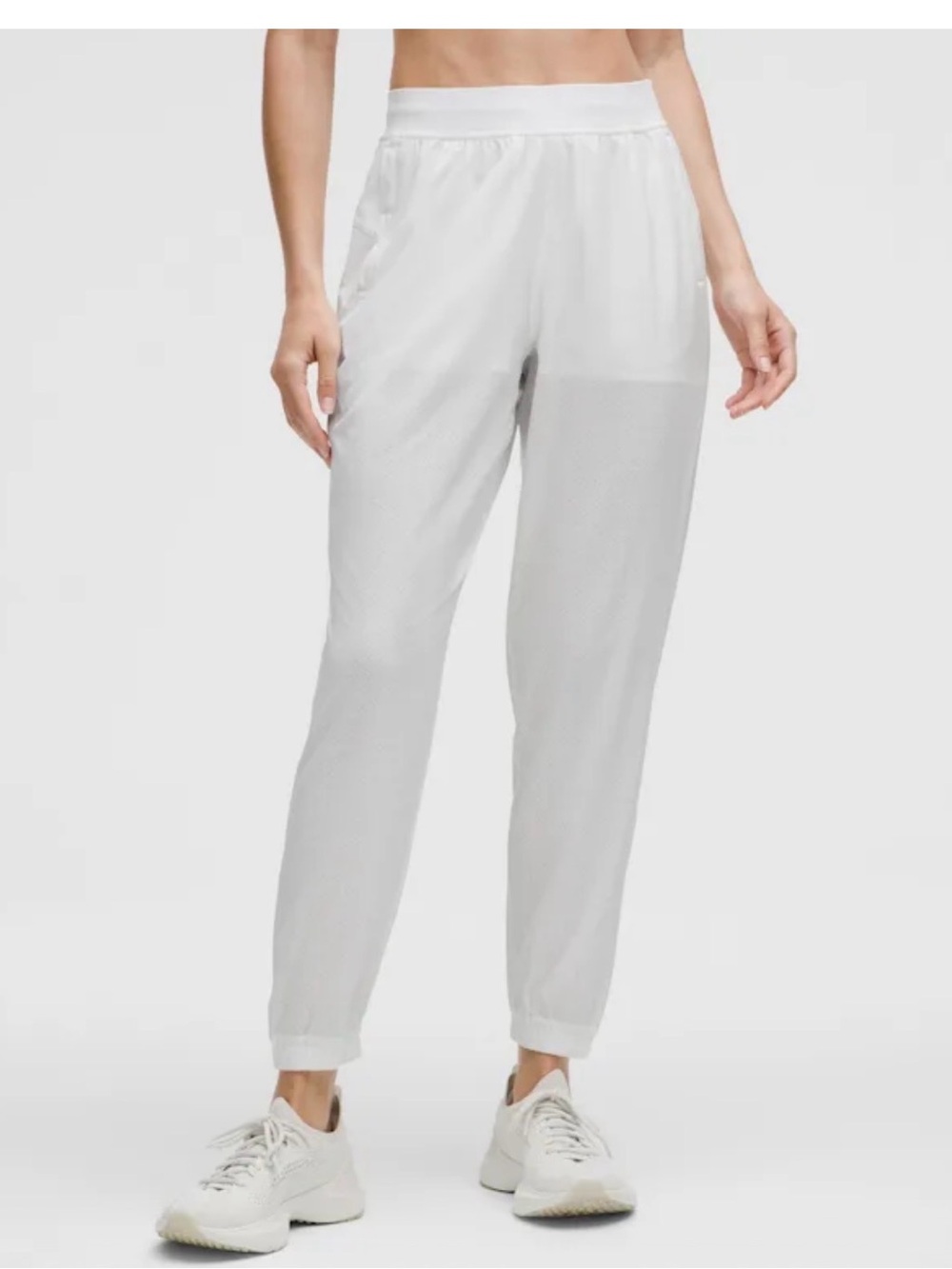 lululemon athletica White Lightweight Track Jogger Pants